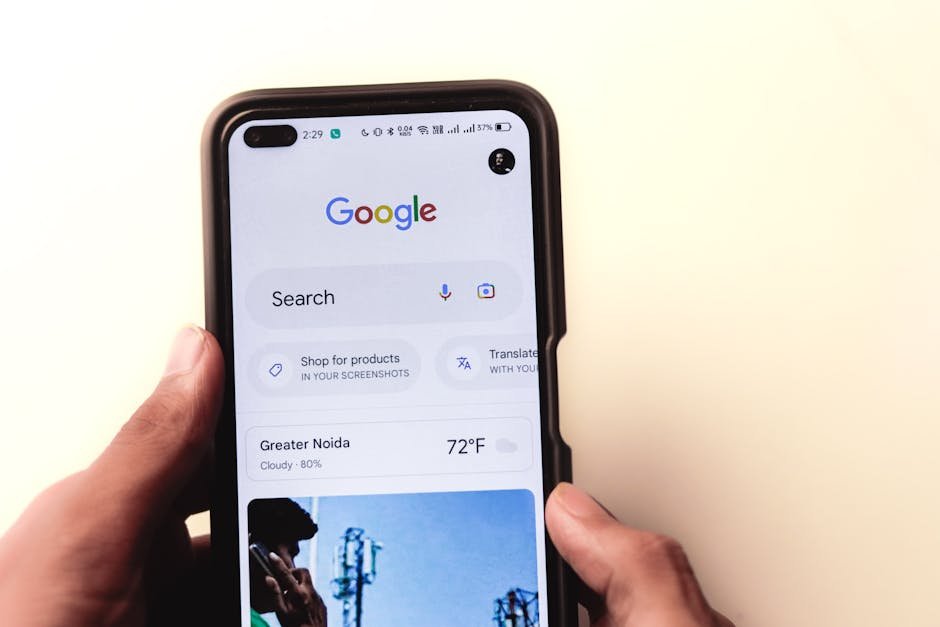Comparison interface displaying different Google search results from various geographical locations